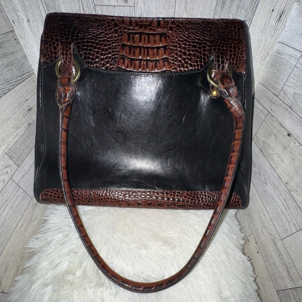 Brahmin VINTAGE Tuscan Addison Satchel Hand Bag